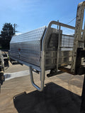 #196 Single cab Alloy Tray with toolboxes - Colorado