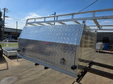 #198 Dual cab alloy Tray and canopy