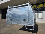 #198 Dual cab alloy Tray and canopy