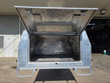 #198 Dual cab alloy Tray and canopy