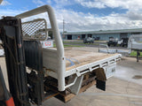 #852 Extra cab steel tray - hilux
