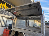 #157 Dual cab tray and canopy setup