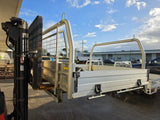 #321 Dual cab alloy tray - Heavy duty alloy - Hilux N80