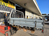 #308 Galvanised Dual cab steel tray - Rodeo / colorado / dmax