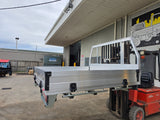 #340 Dual cab alloy tray - kia tasman