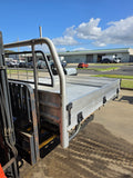#242 extra cab heavy duty alloy Tray - Toyota Hilux