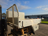 #274 dual cab alloy Tray - Hilux