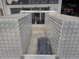 #315 Dual cab alloy tray and boxes