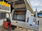 #354 Dual cab alloy tray - Hilux