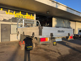 #258 single cab heavy duty alloy Tray - Dmax