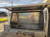 #288 dual cab alloy tray