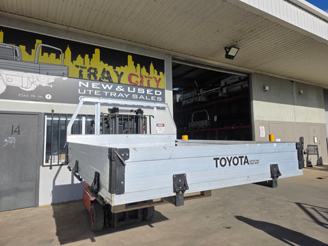 #191 Single cab alloy Tray
