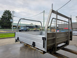 #301 Dual cab alloy tray - Dmax