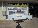 #192 extra cab alloy Tray - Hilux