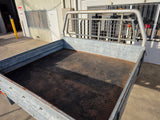 #308 Galvanised Dual cab steel tray - Rodeo / colorado / dmax