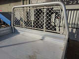 #252 dual cab alloy Tray - d40 Navara