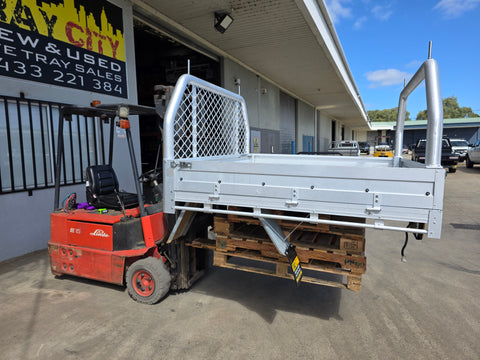 #121 Dual cab Alloy Tray - Hilux