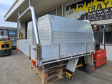 #311 Dual cab alloy tray - Dmax