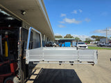 #357 Dual cab alloy tray - Heavy duty alloy - Dmax