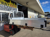 #192 extra cab alloy Tray - Hilux