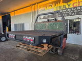 #268 dual cab steel Tray - Triton