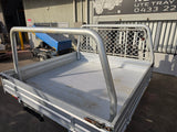 #252 dual cab alloy Tray - d40 Navara