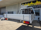 #357 Dual cab alloy tray - Heavy duty alloy - Dmax