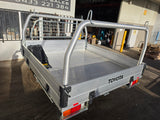 #321 Dual cab alloy tray - Heavy duty alloy - Hilux N80