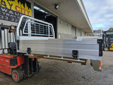 #176 New Dual cab alloy tray - Heavy duty Alloy