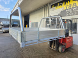 #322 Dual cab alloy tray - Heavy duty alloy