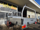 #321 Dual cab alloy tray - Heavy duty alloy - Hilux N80