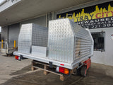 #315 Dual cab alloy tray and boxes