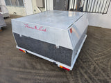 #174 Dual cab alloy Tray and canopy