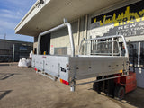 #344 Dual cab alloy tray - Dmax