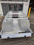 #250 dual cab alloy Tray - triton