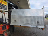 #173 Dual cab alloy Tray and canopy