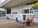 #340 Dual cab alloy tray - kia tasman