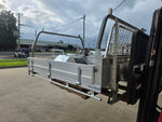 #185 Extra cab alloy Tray - Navara