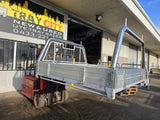 #322 Dual cab alloy tray - Heavy duty alloy