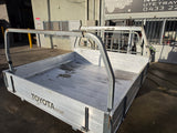 #287 dual cab alloy tray - Hilux Narrow