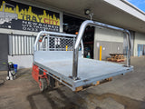 #160 Dual cab alloy Tray