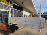 #344 Dual cab alloy tray - Dmax