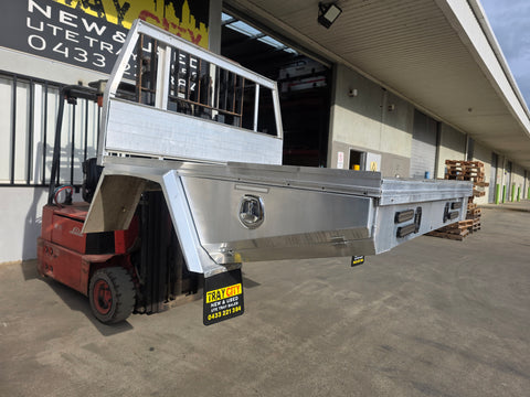 #183 Dual cab alloy Tray