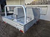 #168 Single cab Alloy Tray - Triton
