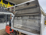 #315 Dual cab alloy tray and boxes