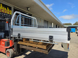 #356 Dual cab alloy tray - Heavy duty alloy - Hilux