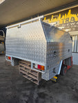 #157 Dual cab tray and canopy setup