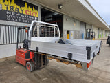 #235 Dual cab alloy tray - Heavy duty alloy - Hilux