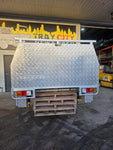 #157 Dual cab tray and canopy setup