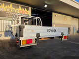 #233 Dual cab alloy tray - Heavy duty alloy - Hilux